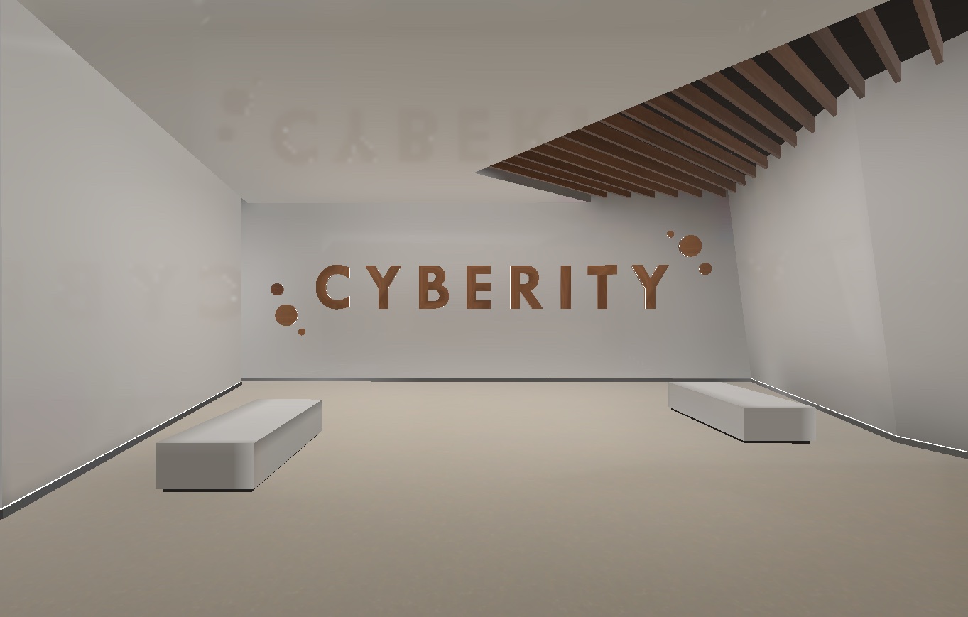 Cyberity Logo Room