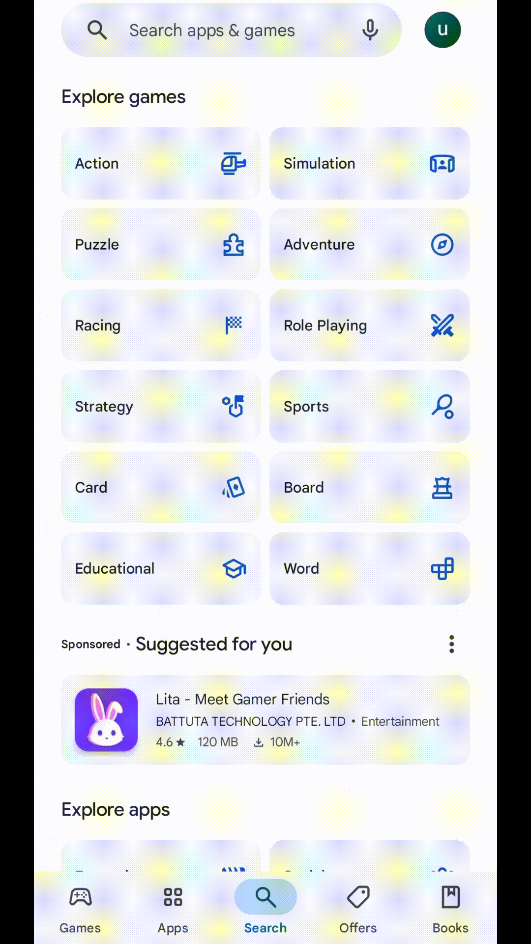 Download VRChat from Google Play Store